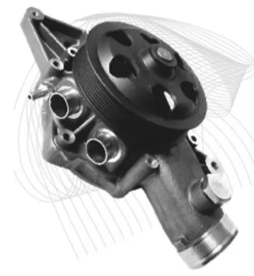 TIRSAN WP 00008 02 01 Devirdaim Komple - Ford Cargo - 1835 1838 3235 3230 Alumınyum Ym Genıs Pule 162 Mm 6C468B546KA