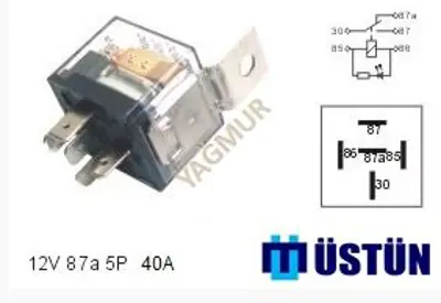 İthal RL150 Mını Role Seffaf 12v 5p 40a 87a RL150