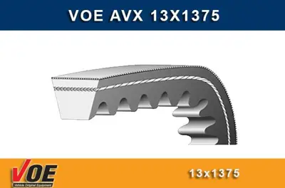 VOE AVX 13X1375 Tırtıllı Kayıs 