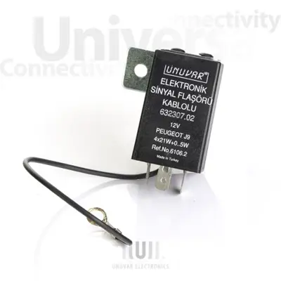 UNUVAR 6106-2 Sınyal Flasoru Kablolu 12v Karsan J9 63230702