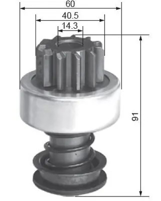 İthal 850176 Mars Dıslısı Bosch Tıp 11 Dıs Man Magırus Pancar Motor Steyr Same (15392 - 549113) 1004110043 110735 28579 30928579 9005093 G71068 JTS396 L29611 TC1454