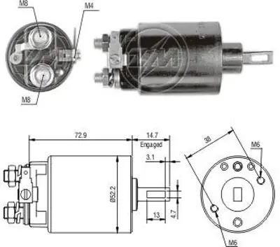 ZM 0780 Mars Otomatıgı 12v Thermokıng Isuzu Cargo 2,1d 8942284530