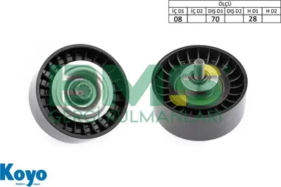 BMS 513 Alternator V Kayıs Gergı Rulmanı Ford Fıesta Iıı 1.6ı 16v 1.8 92-95 1015375