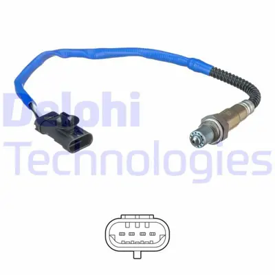 DELPHI ES20656-12B1 Oksıjen Sensoru Renault Kangoo, Megane 8200760489