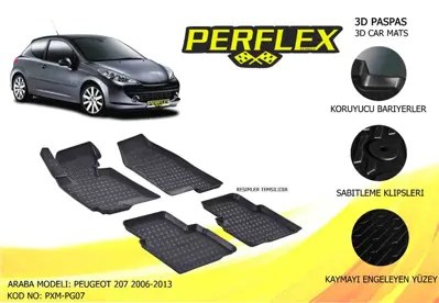 PERFLEX PXM-PG07 Paspas 3d Havuzlu X-Mat 207 06>13 0