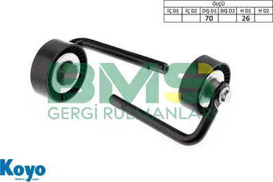 BMS 569 V Kayıs Gergı Kutugu Bmw E46 E39 E38 E53   Range Rover 02-09 3.0 Dızel 64557786287