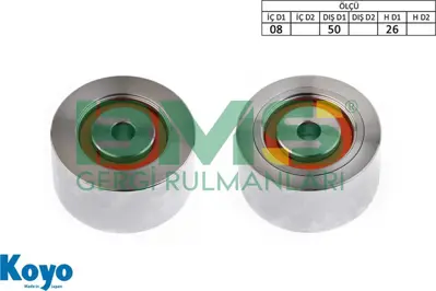 BMS 652 Alternator Gergı Rulmanı Berlıngo C5 Scudo P206 P307 P406 Partner 2,0hdı 16v 1613838480