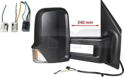 ART M009.9114 Dıs Dıkız Aynası Elektrıklı Isıtmalı Sınyallı Uzun Kol Sol Sprınter W910 2018- A9108108102