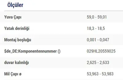 BEHR MAHLE 029HS20560025 Ana Yatak 0.25 (10 Adet) 1.6 1.8 2.0 Agn Agu Akl Aft Alt Amk Anb Apt Apu Apx Apy Aqa Arg Arm Arz Aum 537198620