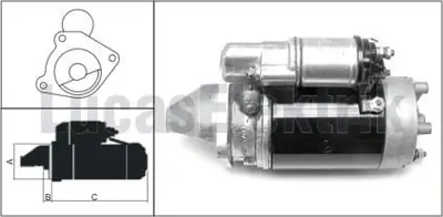 LUCAS LES0033 Mars Motoru M113   12v   2,1kw   9dıs Land Rover Defender 9860169109004475107