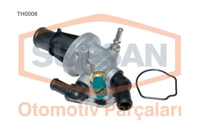SUPSAN TH0008 Termostat (88°) Corsa Combo Merıva Astra Tıgra Albea Palıo Doblo 1,3cdtı 55180041