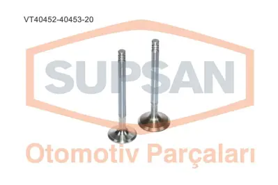 SUPSAN VT-40452-40453-20 Subap Takımı (8 Supap) 0,20 Kalın Connect 1,8d XS4Q6507BB3S4Q