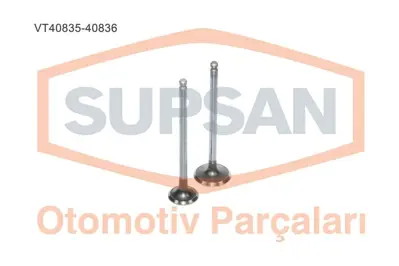 SUPSAN TV-40835-40836 Subap Takımı Mazda 323 1,6 16v (16 Subap) B54112111B6ZA12121