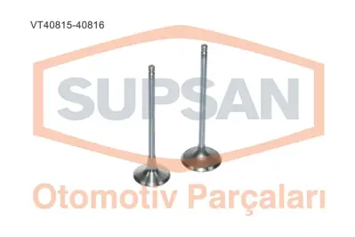 SUPSAN TV-40815-40816 Subap Takımı Daewoo Damas 0,8 6v (6 Subap) 1291178B00
