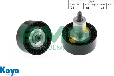 BMS 507 Alternator Gergı Rulmanı Range Rover Iv Vogue L405 4.4 Sdv8 12> LR022953