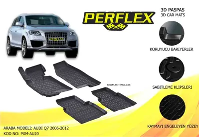 PERFLEX PXM-AU20 Paspas 3d Havuzlu X-Mat Q7 06>12 PXMAU20
