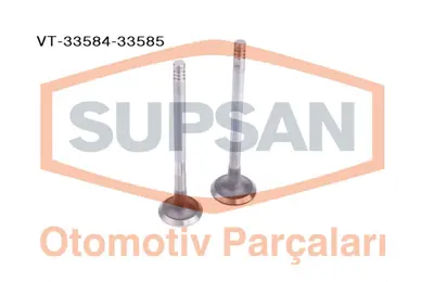 SUPSAN TV-33584-33585 Subap (Emme   Egsoz) Takım (Uc Tırnak) Mondeo Fıesta Escort 1,6 Zetec Se 16v 90ps (97  >) In 8: (26 928M6507E2A