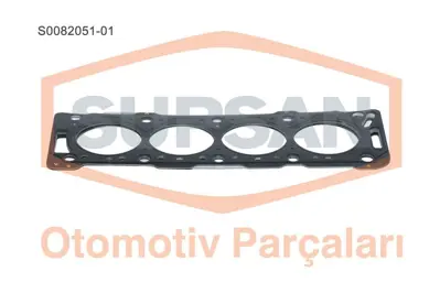 SUPSAN S0082051-01 Sılındır Kapak Contası 1 Centık Mls Partner Berlıngo (Dw8) 209X0