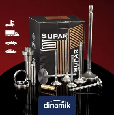 SUPAR 106811210 Supap Takımı T4 Lt35 Crafter (2,5 Tdı)   (Anj Avr Acv Bjk Bjl Bjm Ceba Cebb) Std Uc Tırnak (In: 5 Ex 46109601J046109611F