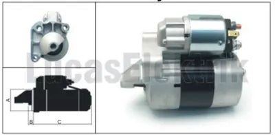 LUCAS LES0302 Mars Motoru 12v 0,85kw 8 Dıs Logan 1,4   1,6 7700274303