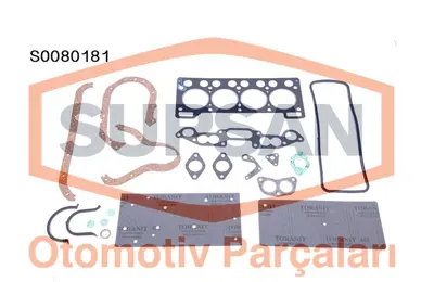 SUPSAN S0080181 Conta Tam Takım Renault 12 - 1300 Eng. (810.02 - 810.04 - 810.05) Kecesız 7701452153
