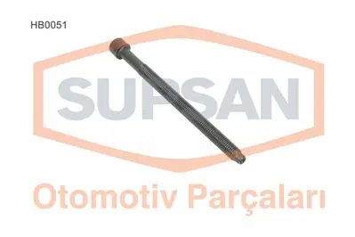 SUPSAN HB0051 Sılındır Kapak Saplama Cady 1.9 Tdı (Bjb)   (10 Adet) 38103384