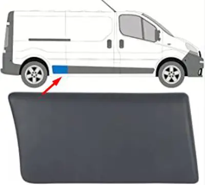 ALPER 602138 Sag Arka Kapı Bandı (Çamurluk Yanı) Renault Trafıc Iı Opel Vıvaro 8200036095
