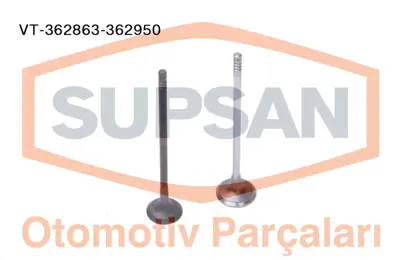 SUPSAN VT-362863-362950 Subap Takımı Alfa Romeo 159 1,9jtdm Croma Stılo 1,9 Multıjet 16v Freemont 2,0jtd 16v 55206431552200165520
