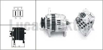 LUCAS LEA0255 Alternator 12v 35a Nıssan Forklıft 2310050K10