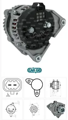 İthal B F032115410 Alternatör Chevrolet Cruze 1.6 F16d4 J300 01-05-2009 -,Chevrolet Cruze 1.8 F18d4 J300 01-05-2009 -,C 1202262 1204180 21513 DRA0905 13502595 13579667 13579671 21513
