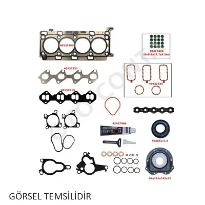 FIAT OPAR 71753767 Ust Takım Conta (Opel Astra J 1.3cdtı 12--Corsa D Merıva B 1.3cdtı 10-- Fıat 500 C-L 1.3d Mtj Euro 5) 71753767 6606040 83626105 397470 93195355 CS1618 54186500 CK9533 B3834300 197CH