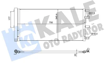 KALE 382670 Klima Radyatörü GK2119710AA 940829 350532 GK219710AA 2006299 NONRF 92086N 43852