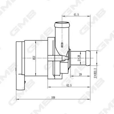 GMB GEW-VW002 Ilave Su Pompası 7H0965561