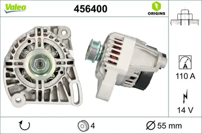 Valeo 456400 Alternatör 5172733351859043