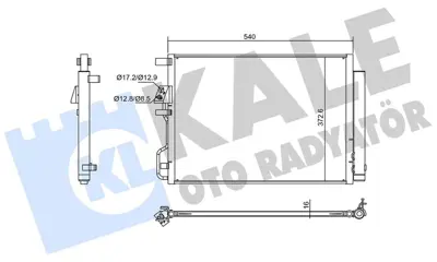 KALE 382610 Klıma Radyatörü 97606D3010