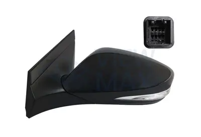 VIEWMAX 6451NEPL Sol Dıkız Aynası Komple (Isıtmasız Sınyallı) 876101R140