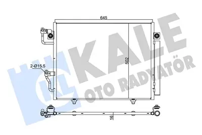 KALE 350630 Klıma Radyatörü 7812A050