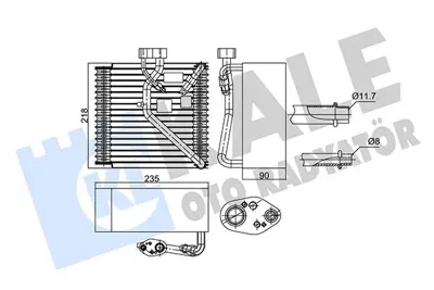 KALE 350025 Evoparatör 9760922000