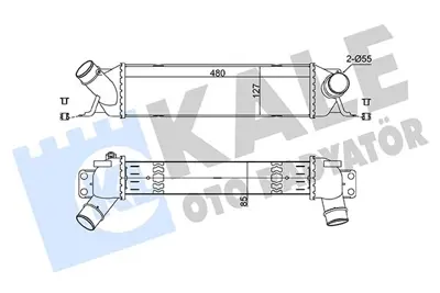 KALE 360630 Turbo Radyatörü 281904A481