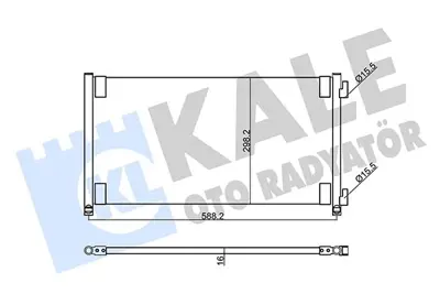 KALE 353210 Klıma Radyatörü 46745054