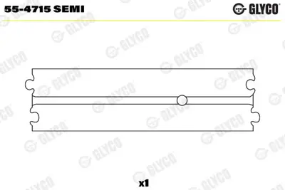 GLYCO 55-4715 SEMI Pıston Kol Burcu 03C105431G