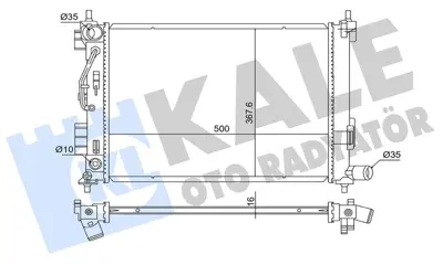 KALE 363705 Su Radyatörü 25310Q0150