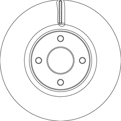 TRW DF6761S Fren Dıskı Ön GN151125CA