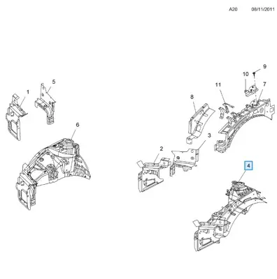 PSA 13416545 Ön Tkr Davlbz GM 13416545