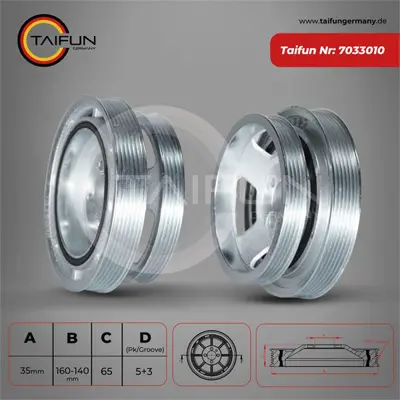 İthal 7033010 Krank Kasnağı Doblo Albea Palıo Fıorıno Lınea 1,3jtd 04 (Alın Kasnaklı) E256078