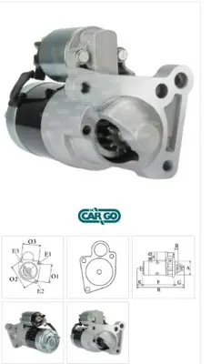 İthal B F032113930 Marş Motoru Dacia Shifter Diesel 1.9  01-02-2000 -,Renault Megane Dcı 1.9 F9q732, F9q733 Ka_ 01-04-2 STR6065 CST35153 7700116282 438359 32640 M001T75781 M1T85781