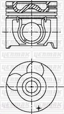 YENMAK 36-03537-000 Motor Pıston Segman (Tpr Segmanlı) Std Starex Crdı 2002 -> Kıa Sorento 2002 -> 140 Bg (D4cb Crdı Mot 3603537000