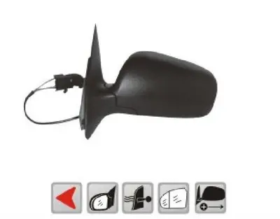 VIEWMAX VM-604AL Dış Ayna Sol Skoda Fabıa 98-07 Man.Büyük SK3207114 7101371 6Y1857501AD 6Y0857537 75141021 7625803 6Y1857501BG 6Y1857501BGB41 6Y1857501ADB41 6166522