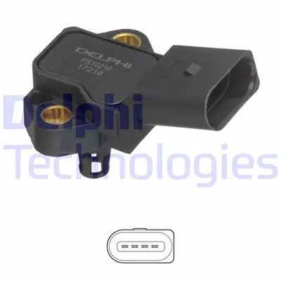 DELPHI PS10216 Map Sensoru Vw Amarok, Beetle 07/2005 > 05/2011 36906051G
