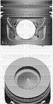 YENMAK 31-04616-000 Pıston Segman Std. Bmw (N47, 84,00mm, Euro 4) E81 E82 E87 E88 E90 E92 E93 E60 E83 8770246STD000G